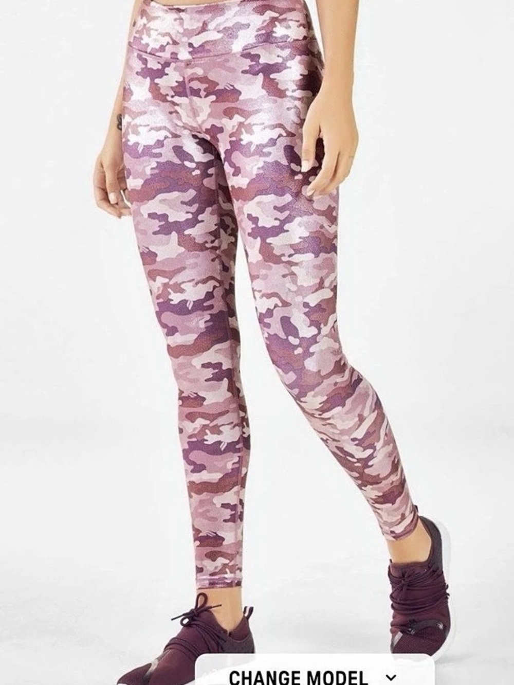 Fabletics PowerHold Metallic Camo Leggings